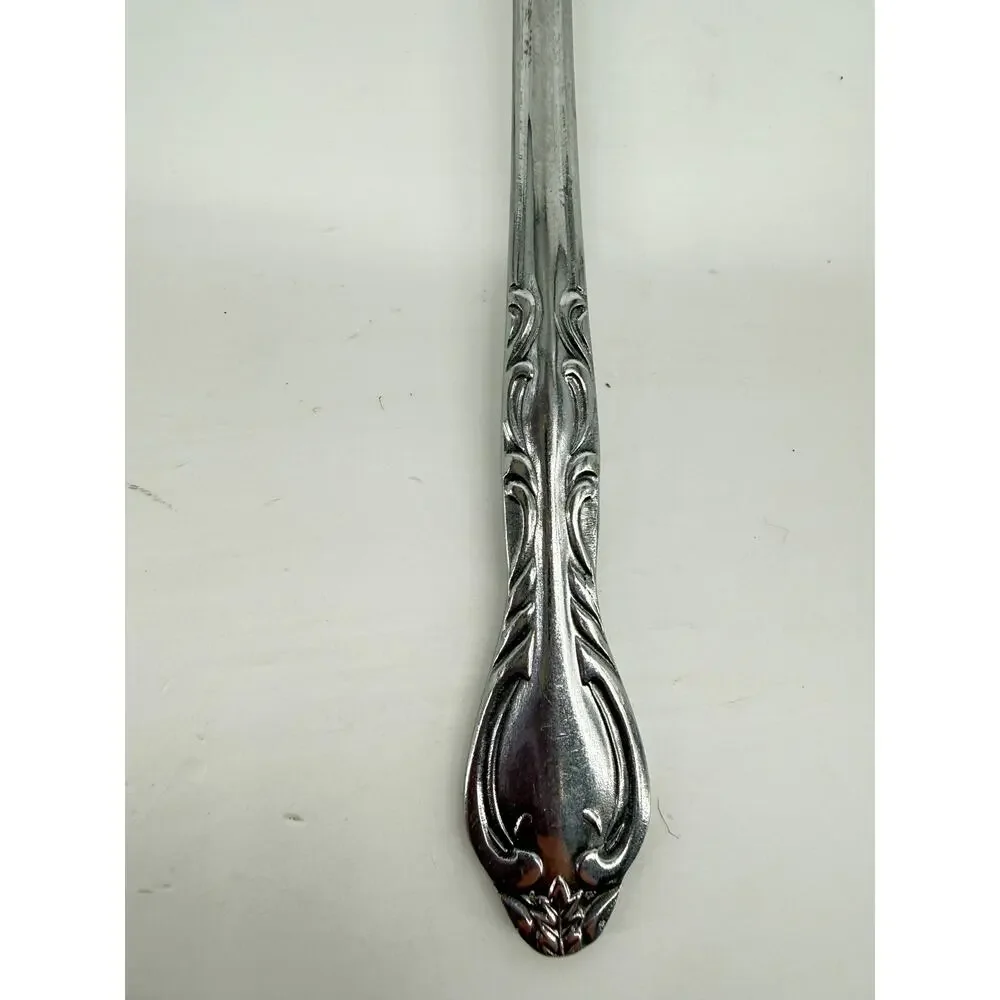 Vintage National Korea Place Spoon Oval Soup Spoon Ornate Replacement Flatware